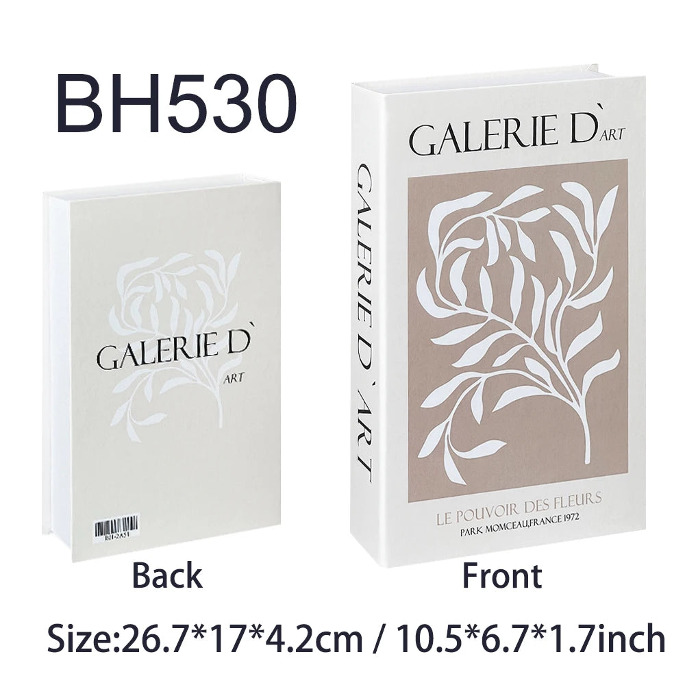 Luxury Fake Books For Decoration Living Room Decorative Book Coffee Table Bedroom Bookends Shooting Props Room Storage Box Decor